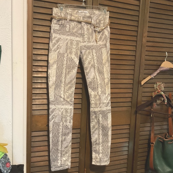 7 FOR ALL MANKIND snake/python print jeans - Picture 7 of 16